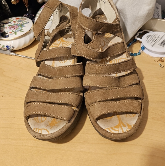 Fly London wedge sandals size 38 - Picture 6 of 10